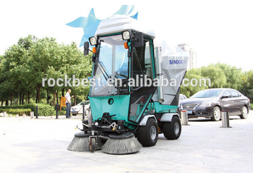 Compact diesel street sweeper with CE