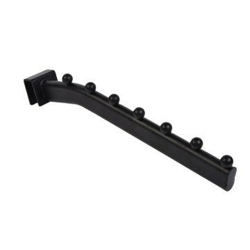 High-Quality Black Cloth Hanging Hooks for Supermarket Cross Bars