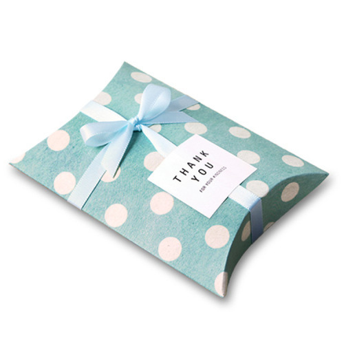 Delicate Custom Colorful Paper Packaging Pillow Box