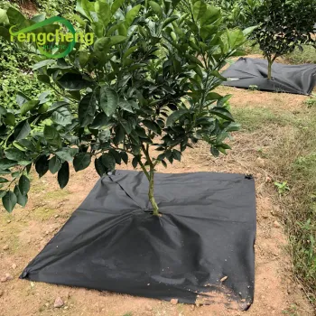 PP UV black weed barrier non woven fabric