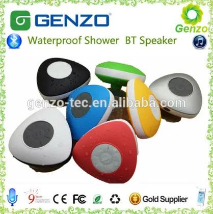 Hot sale Triangle shape Sucking Mini Waterproof Bluetooth Speaker