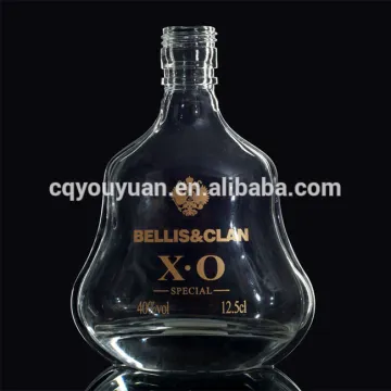 Mini Bottles for Sparkling Wine Unique Crystal Glass Bottle for Xo