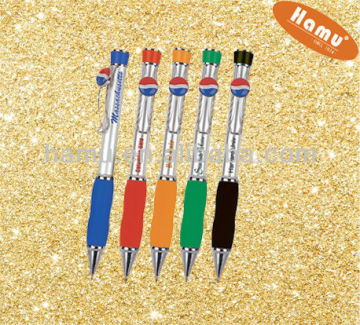 promotional retractable pen with special clip