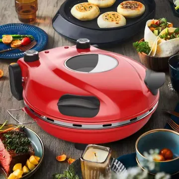 Smokeless Electric Pizza Ovens with Dual Thermostat Control for Commercial Use - 12 inch Pizza Maker from China