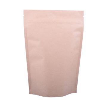 eco friendly makeup bag food grade kraft paper bags with window