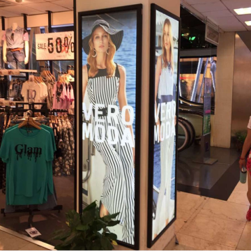 Advertsing interni sottile scatola chiara del LED