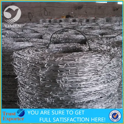 galvanized barbed wire/PVC barbed wire fence,barbed wire