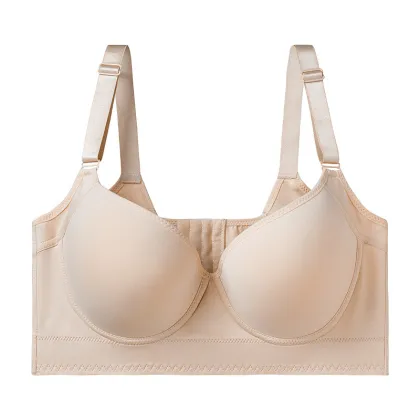 Hot Sale Glossy Push-Up Anti-Sagging Bra