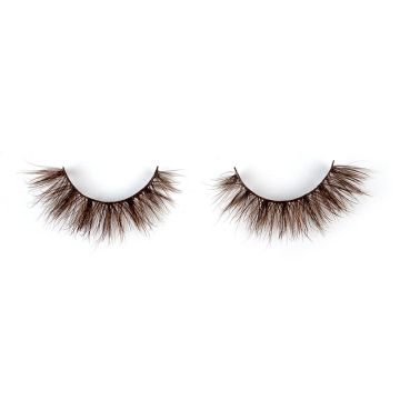 Χονδρική Qingdao Custom Packaging Box For Party Lashes: 3D Mink Fluffy Brown Leyashes