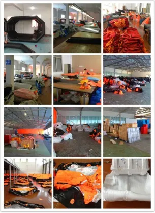 EC approval raft throw overboard type life raft