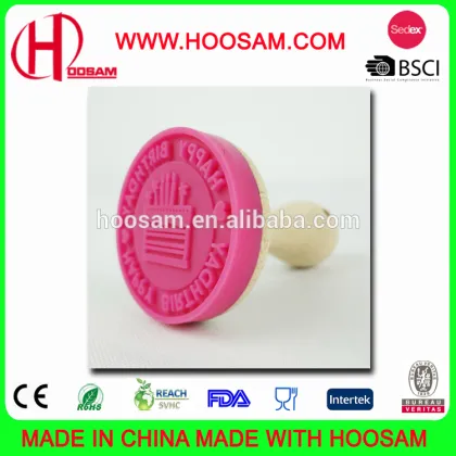 2016 FDA Silicone cookie stamp, Funny Baking Tools