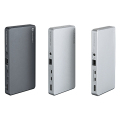 Thunderbolt Docking Station med Dual Bay SSD -kapsling