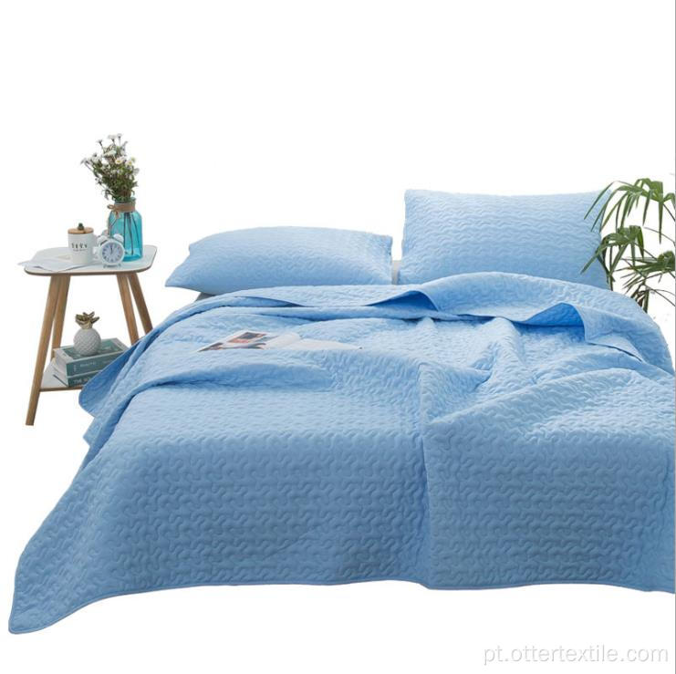 Conjunto de capa de cama de veludo 100% poliéster