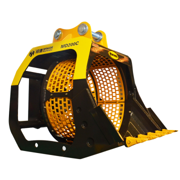 MONDE Hydraulic Rotary Screen Sieve Buckets for Excavators - 1 to 50 Tons Capacity