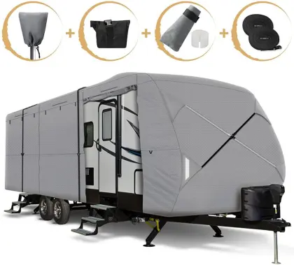 Accessories Deluxe 4 Layers Travel Trailer RV Cover