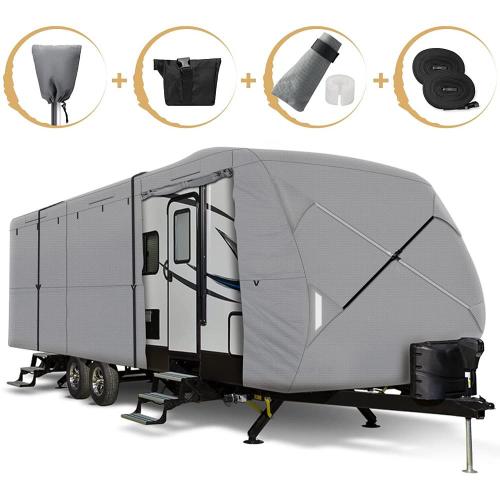 Accessories Deluxe 4 Layers Travel Trailer RV Cover