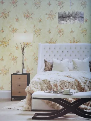 PVC Vinly Wallpaper Flower Design PVC Paper Wallpaper