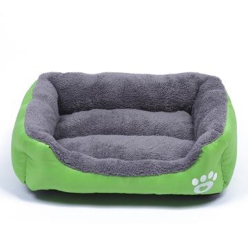 Pet dog Candy Color Footprint Pet beds