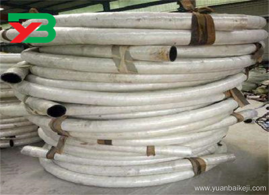 White food grade cloth clip hose