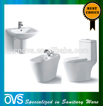 popular top ceramic sink and toilet unit