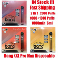 Stylo jetable Bang XXL PRO Max 2000Puffs DoubleFlavors