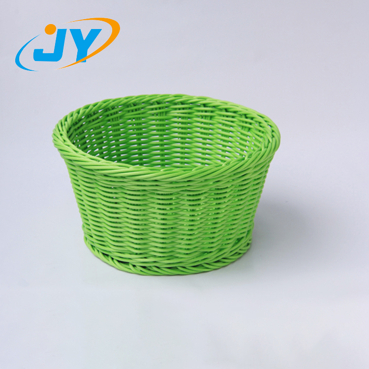 Oval poly vegetable fruit storage basket for supermarket