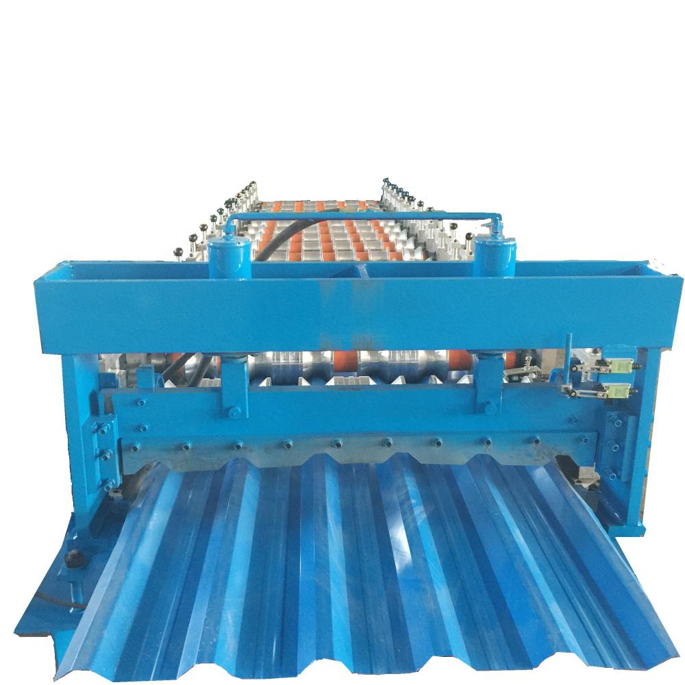 Metal Trapezoidal Roofing Sheet Roll Forming Machine