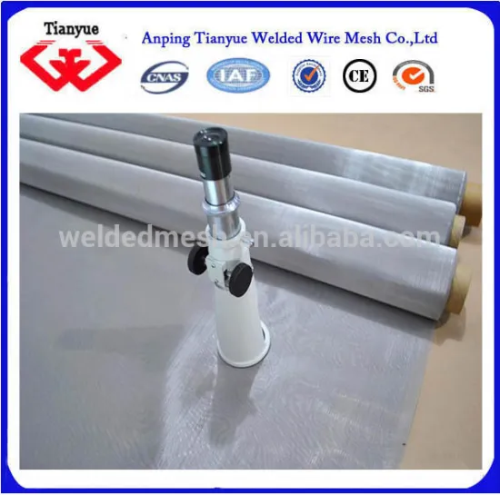 #500 plain weave stainless steel mesh