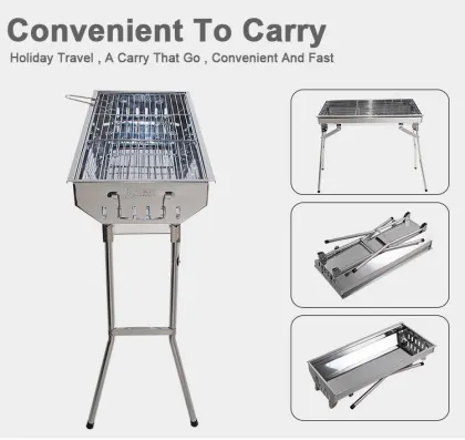 Foldable Charcoal Bbq Grills Portable Bbq Grill Stainless Steel Charcoal Bbq Grillbbq Grills