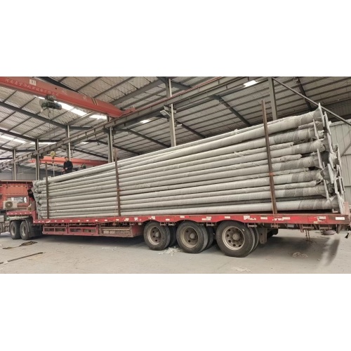 Hot dip galvanized steel pole street light pole