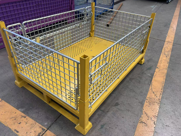 Folding Turnover Storage Equipment Made of Metal