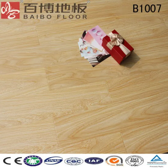 Real Wood Grain HDF Laminat flooring 10mm AC4