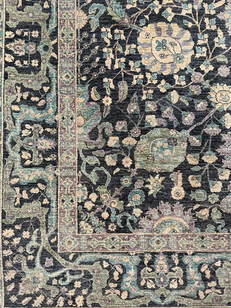 Pakistani Green Pattern Carpet