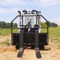 Skid steer loader can be equipped with attachments