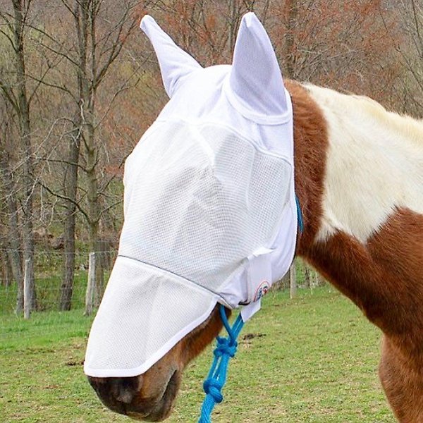 Copertura per l'orecchio e il naso della maschera a mosca a cavallo