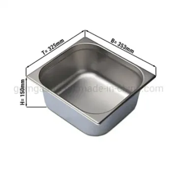 High Quality Food Container Stainless Steel Hotel Buffet Gn Pan Gastronorm Container