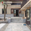 Grey brick concrete imitation stone floor tiles