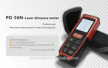 indoor 60m 1.5mm area/volume / odm laser distance meter
