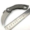 Coltello da tasca pieghevole con manico in titanio Coltello Karambit