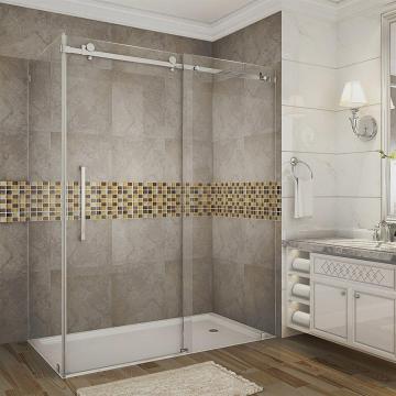 Insulated Tempered Glass for Unique Design Bathroom Shower Enclosures