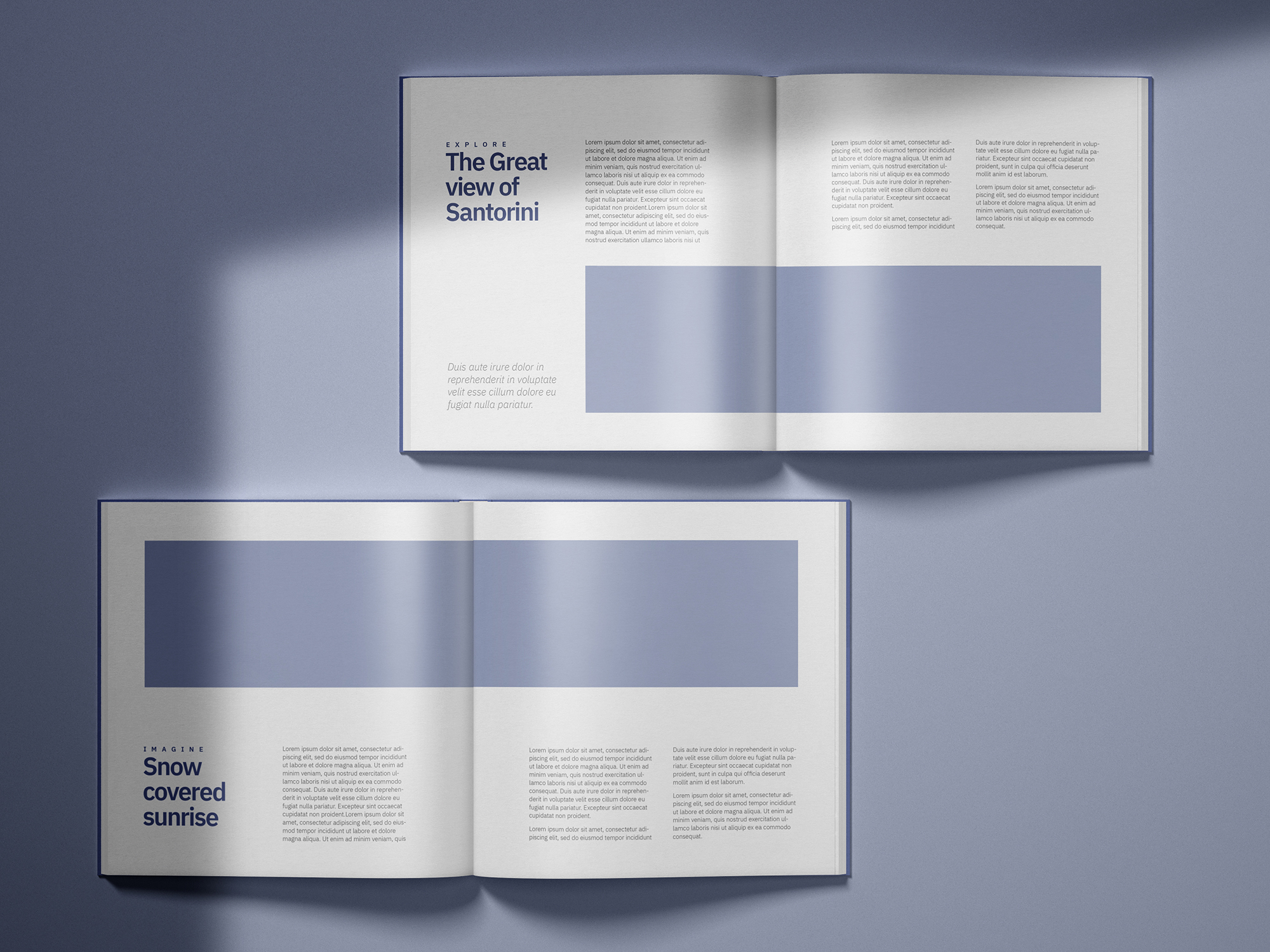 Advanced promotional brochure design
