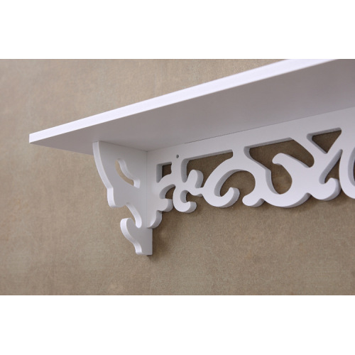 White PVC Home Decoration Display Shelf Storage Hanging