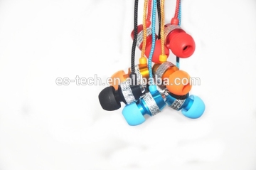 Braided Metallic Earphones
