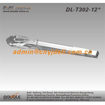 12\"stainless steel kitchen food tongs