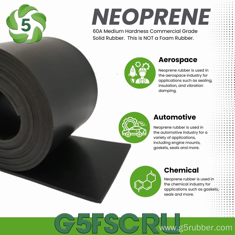 G5 black natural rubber Sheets