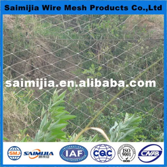 stainless steel protection net for slope