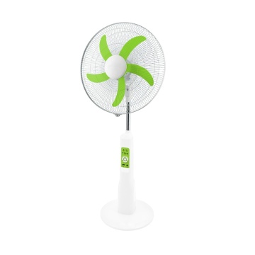 16 Inch High Quality Solar Rechargeable Standing Fan with Remote Control