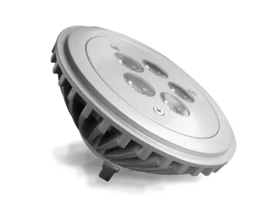 9w White Aluminium Led Spot Lamps , Indoor Downlights