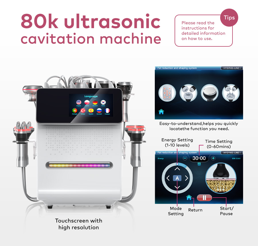 cavitation and radio frequency machine