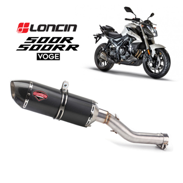Voge 500R/RR &amp; LX500R/RR मोटरसाइकिल मफलर लोनसिन 500R/RR के लिए निकास